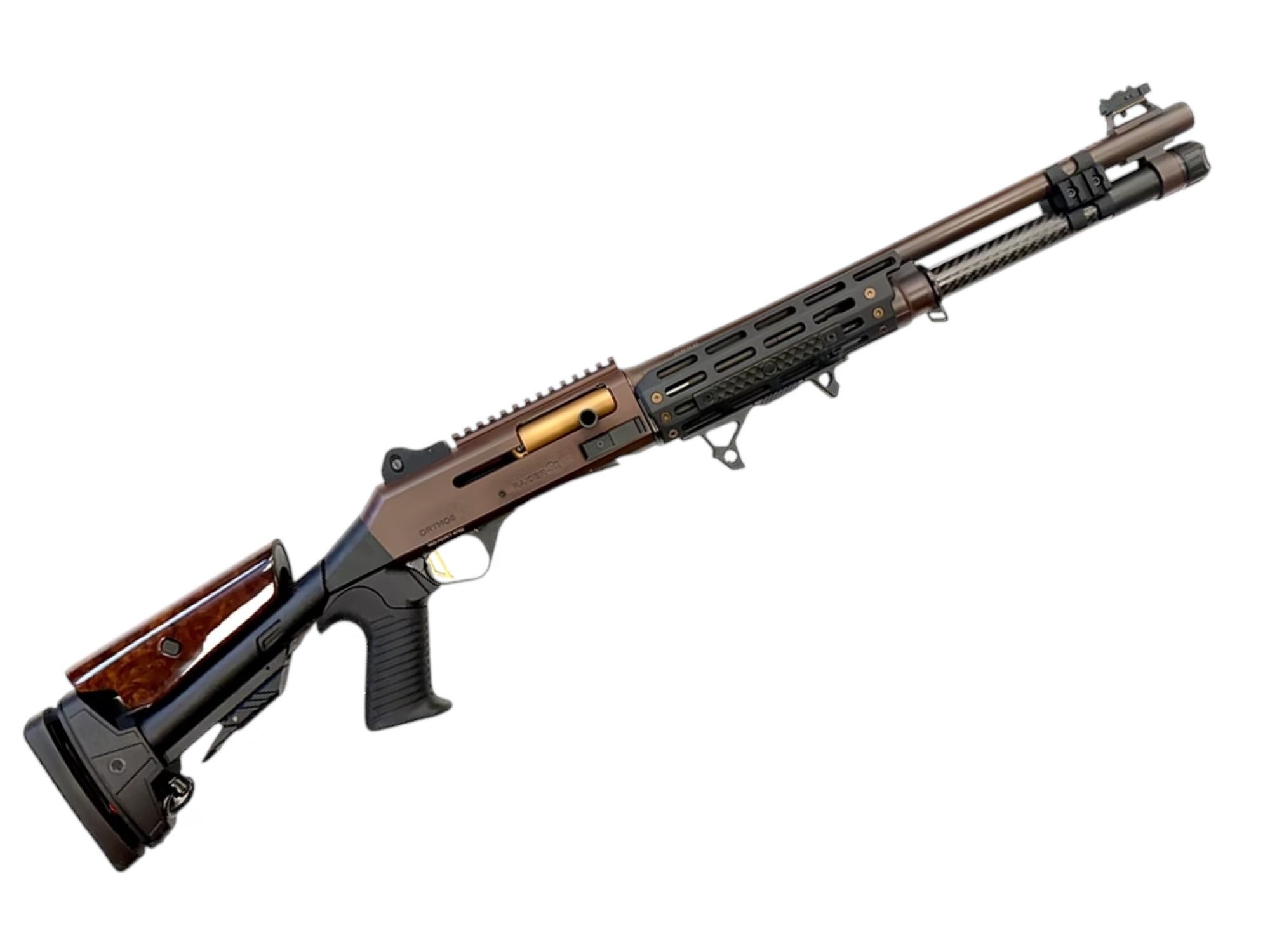 Orthos Raider S4 Patriot Elite 18.5" 12GA 6rd, Patriot Brown