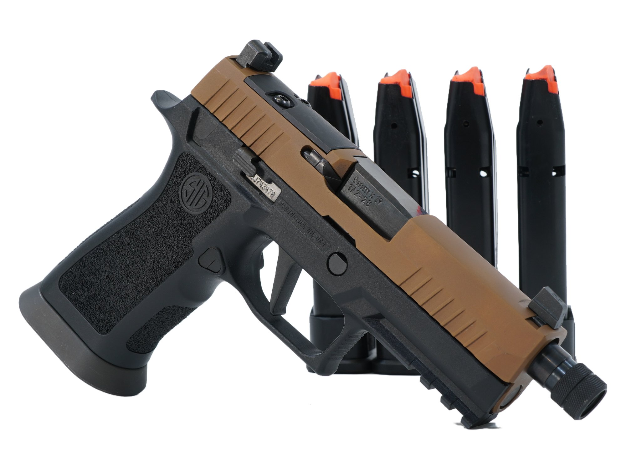 Sig Sauer P320 X-Carry Snakebite Tacops TB 9mm 21rd, FDE Two Tone