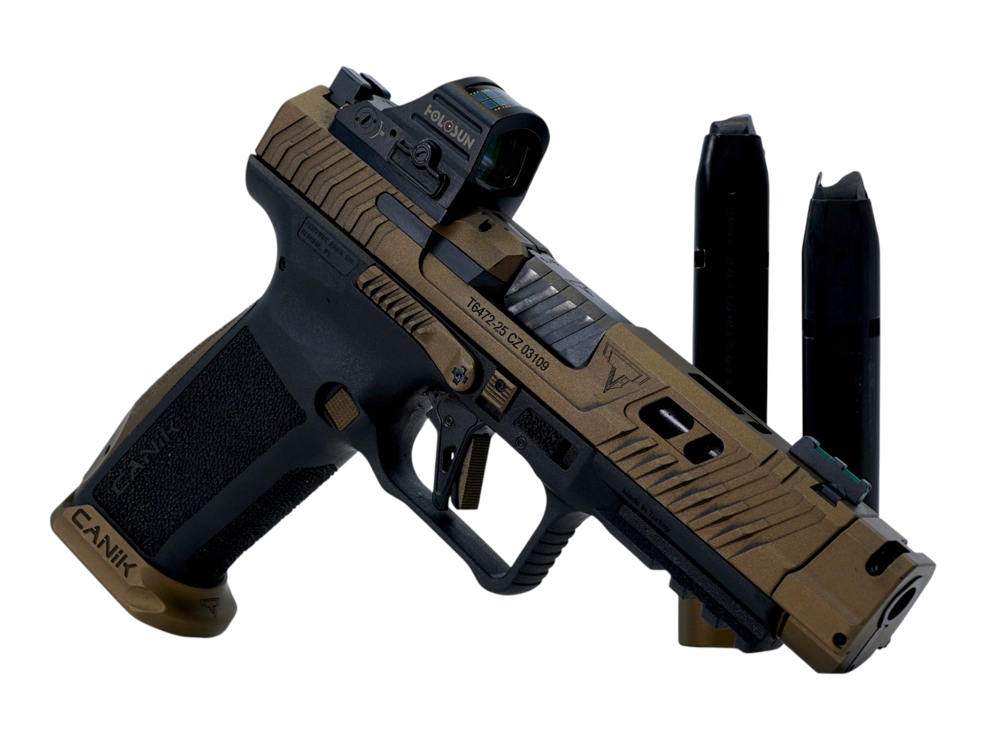Canik TTI Combat 9mm 18rd, Bronze + HS507C