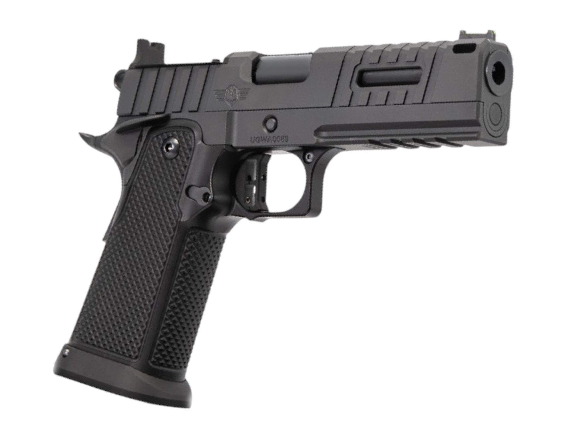 United Gunworks Alpha 4.5" Ported 9mm 20rd, Island Barrel, Black