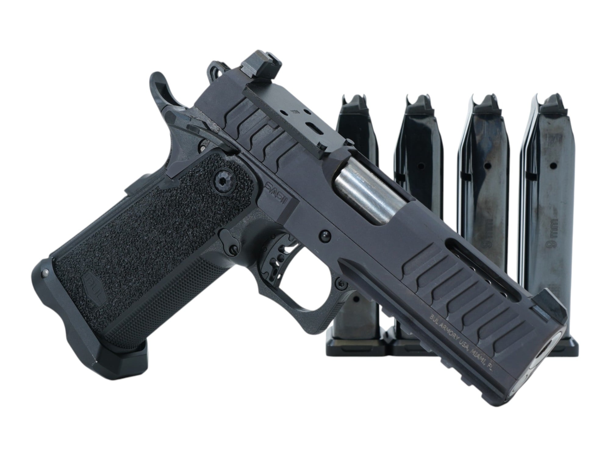 Bul Armory SAS II Tac Pro Ported 9mm 20rd, Black