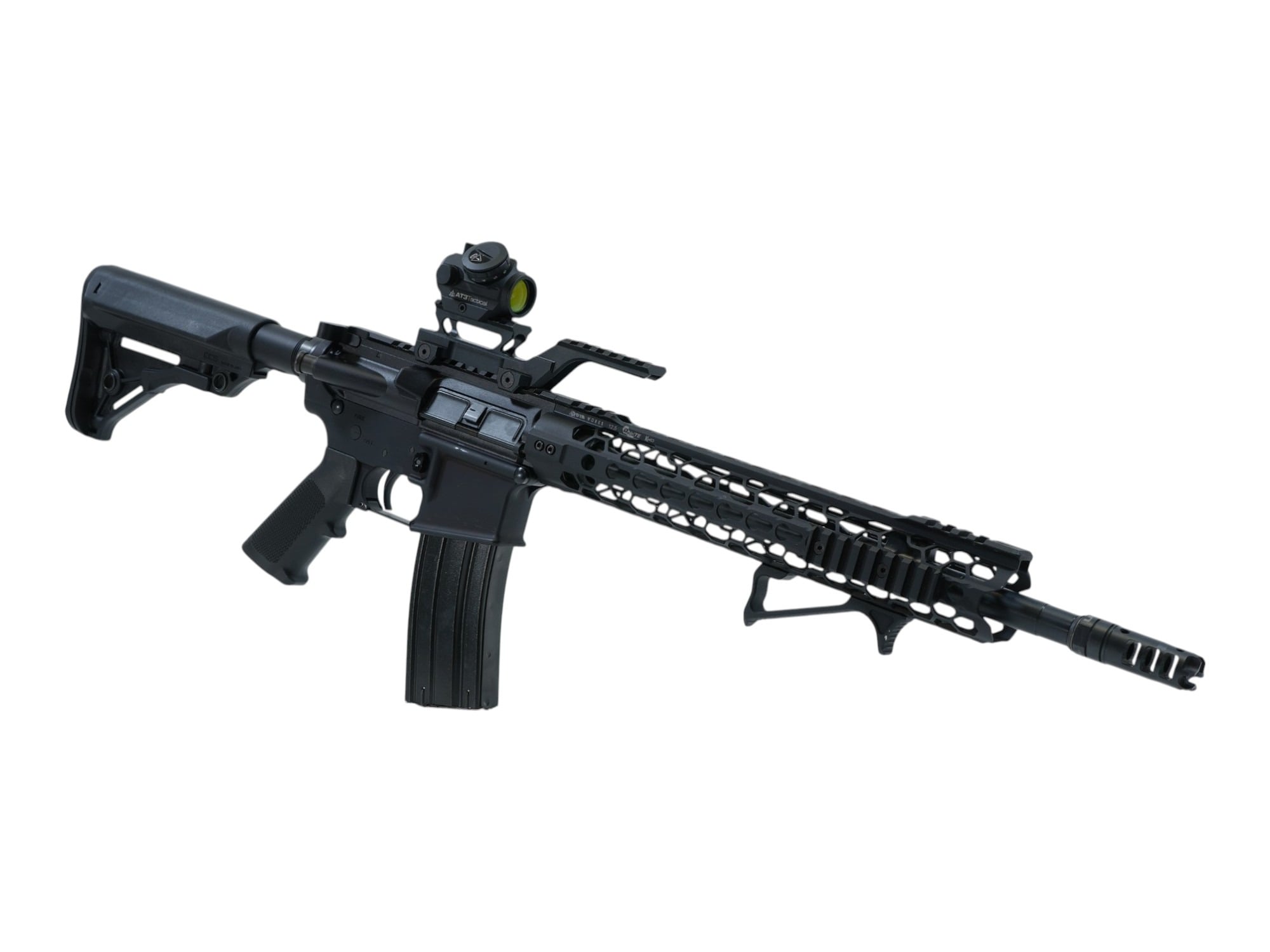 PSA PA-15 Custom Rifle 5.56 NATO 30rd, Black + AT3 Red Dot