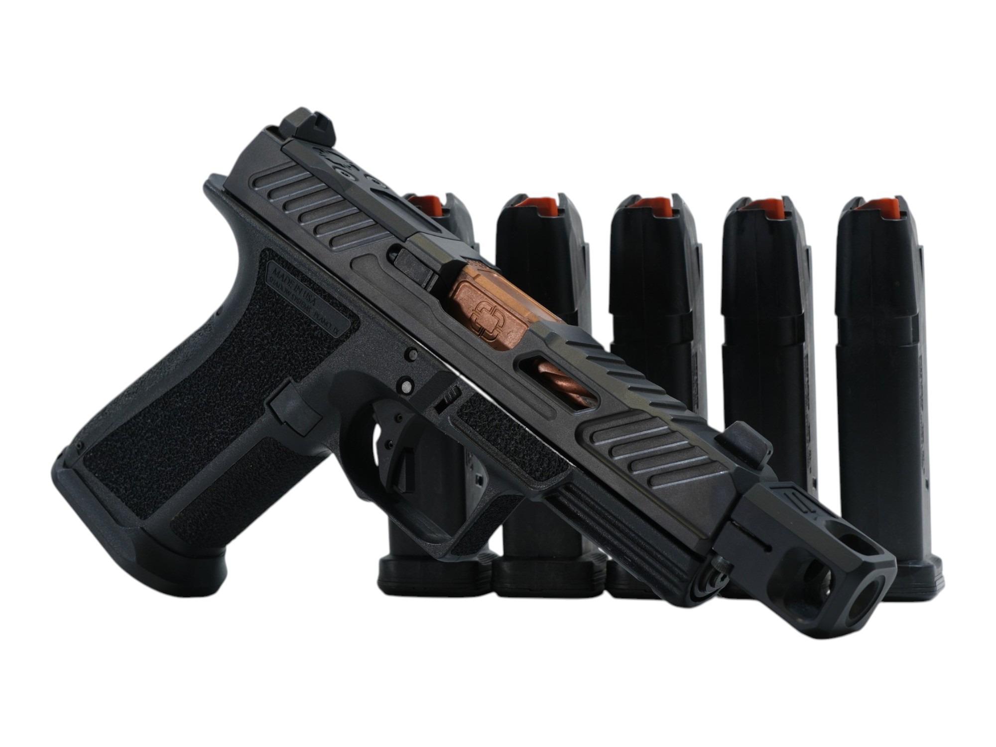 Shadow Systems MR920 Compact 9mm 15rd, Black + ZEV Comp