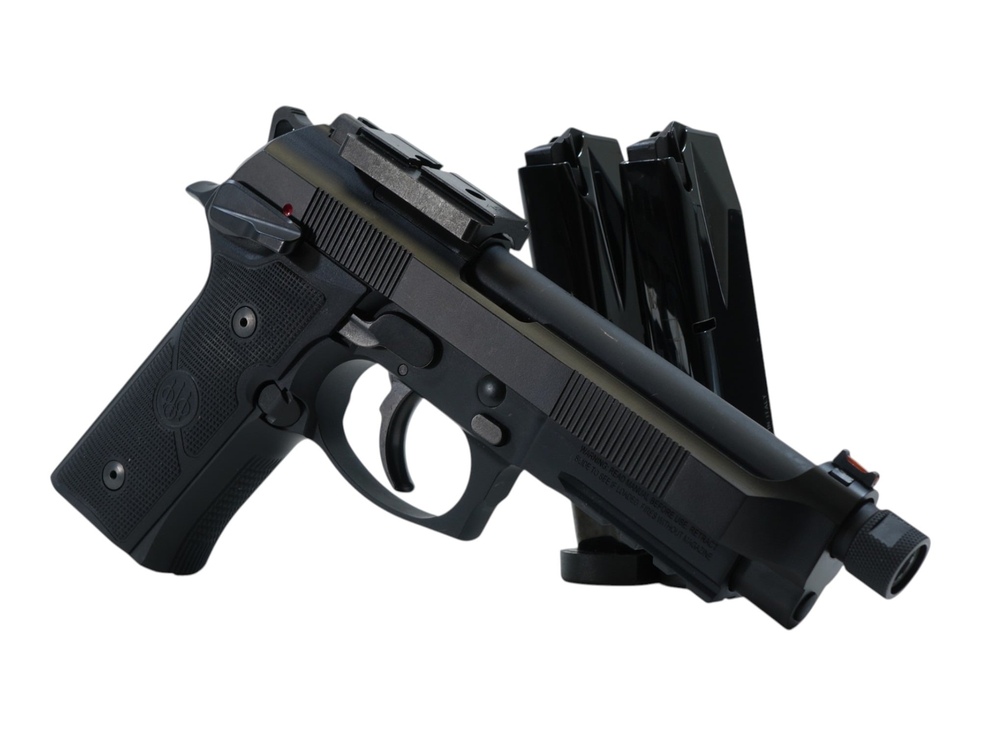 Beretta 92GTS Full Size 9mm 18rd, Black + ACRO Plate
