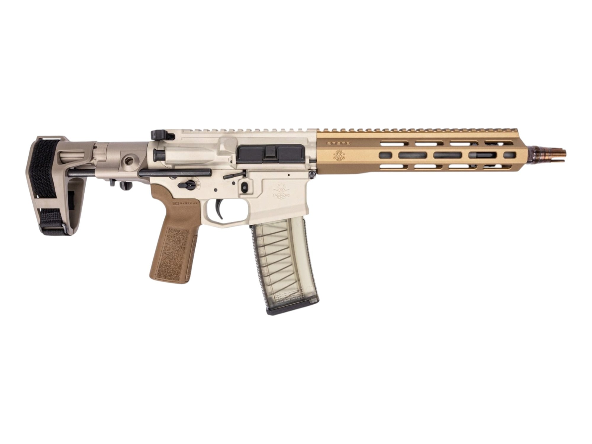 PSA SABRE-15 Enhanced Mixtape Pistol 5.56 NATO 30rd, FDE
