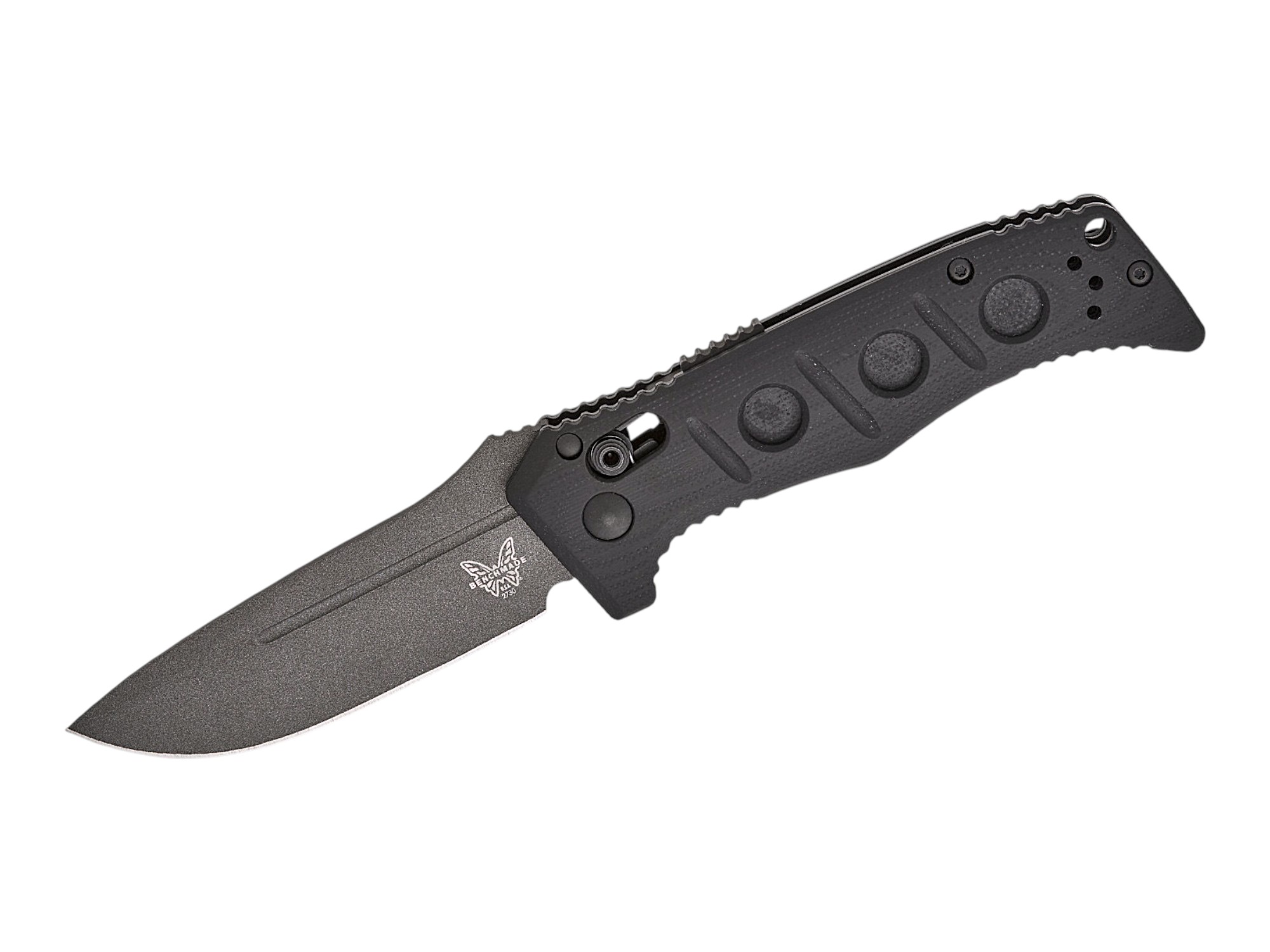 Benchmade Mini Adamas Auto Folder, Tungsten Gray
