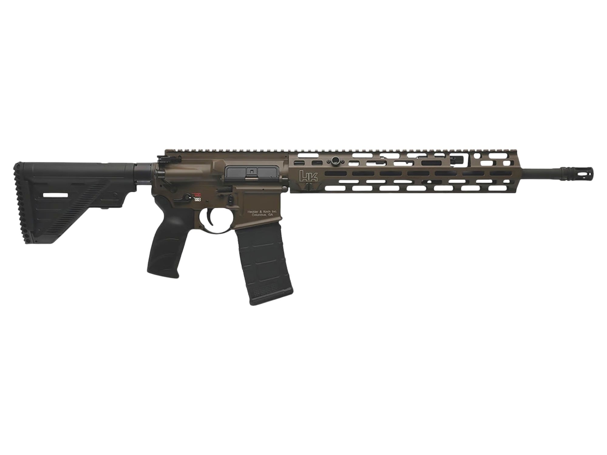 Heckler & Koch MR556 A4 Rifle 5.56 NATO 10rd, Patriot Brown