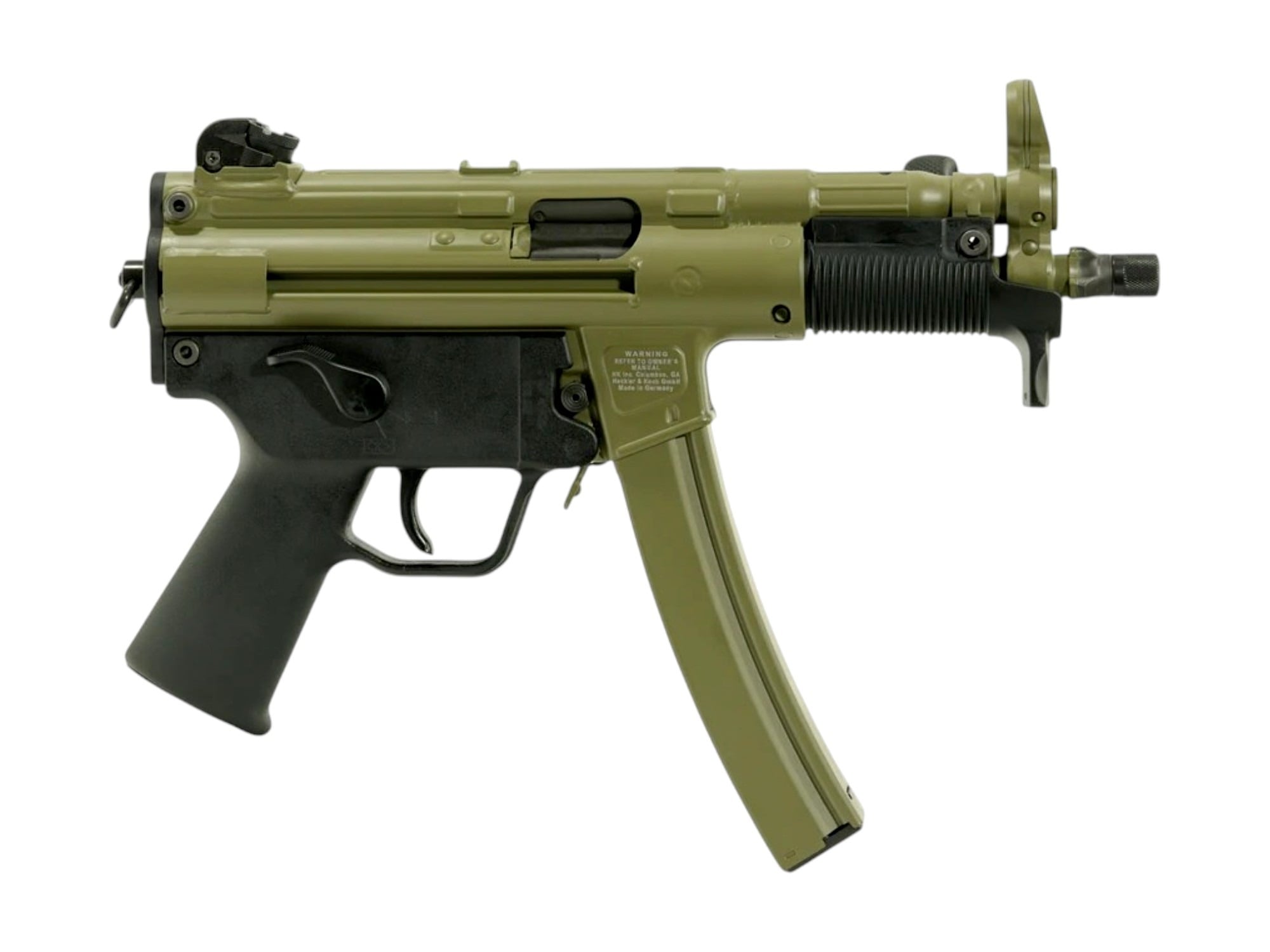 Heckler & Koch SP5K-PDW Pistol 9mm 30rd, Bazooka Green
