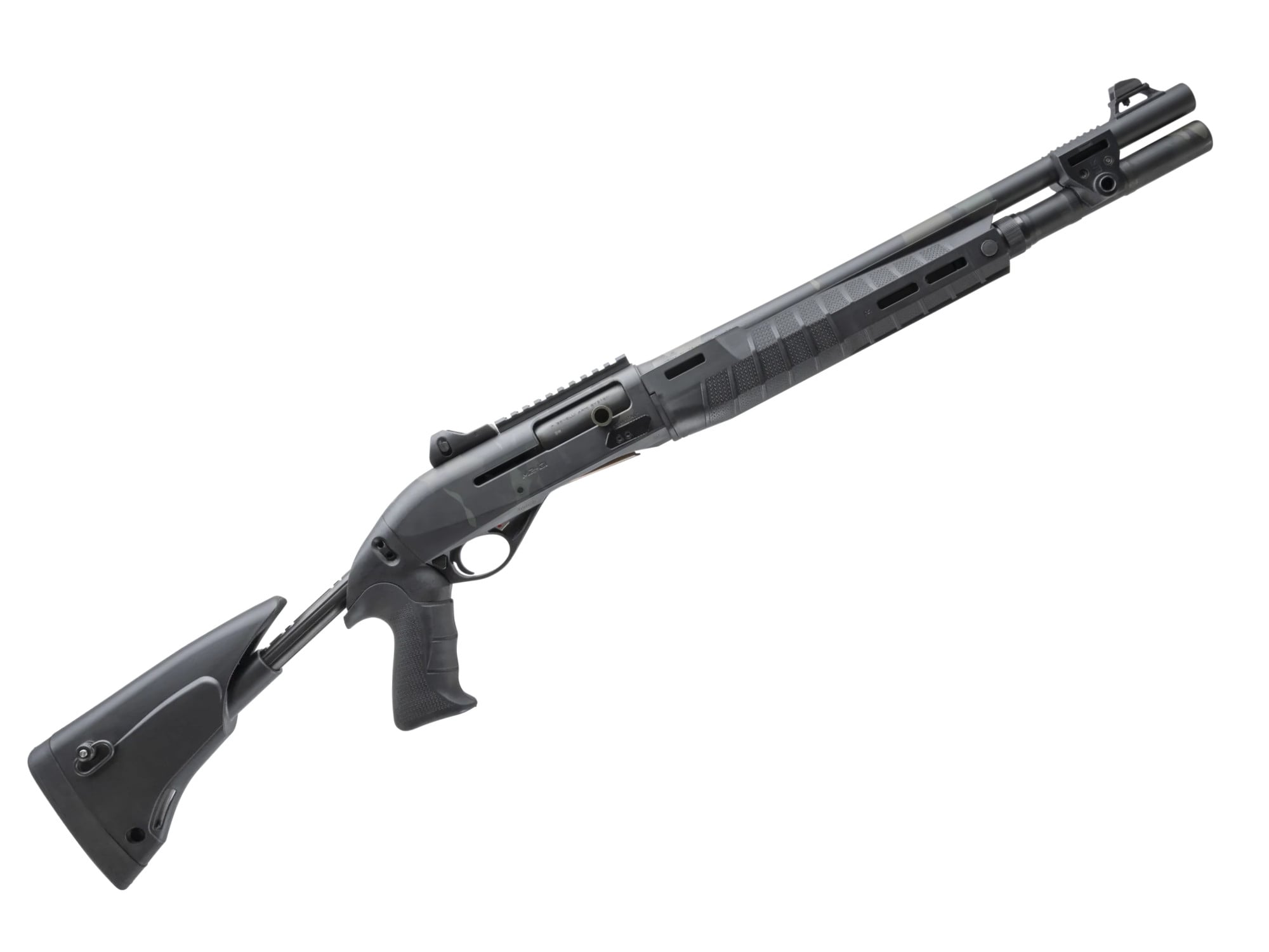 Benelli M2-G1 18.5" 12GA 7+1, Pistol Grip, Multi-Cam Black