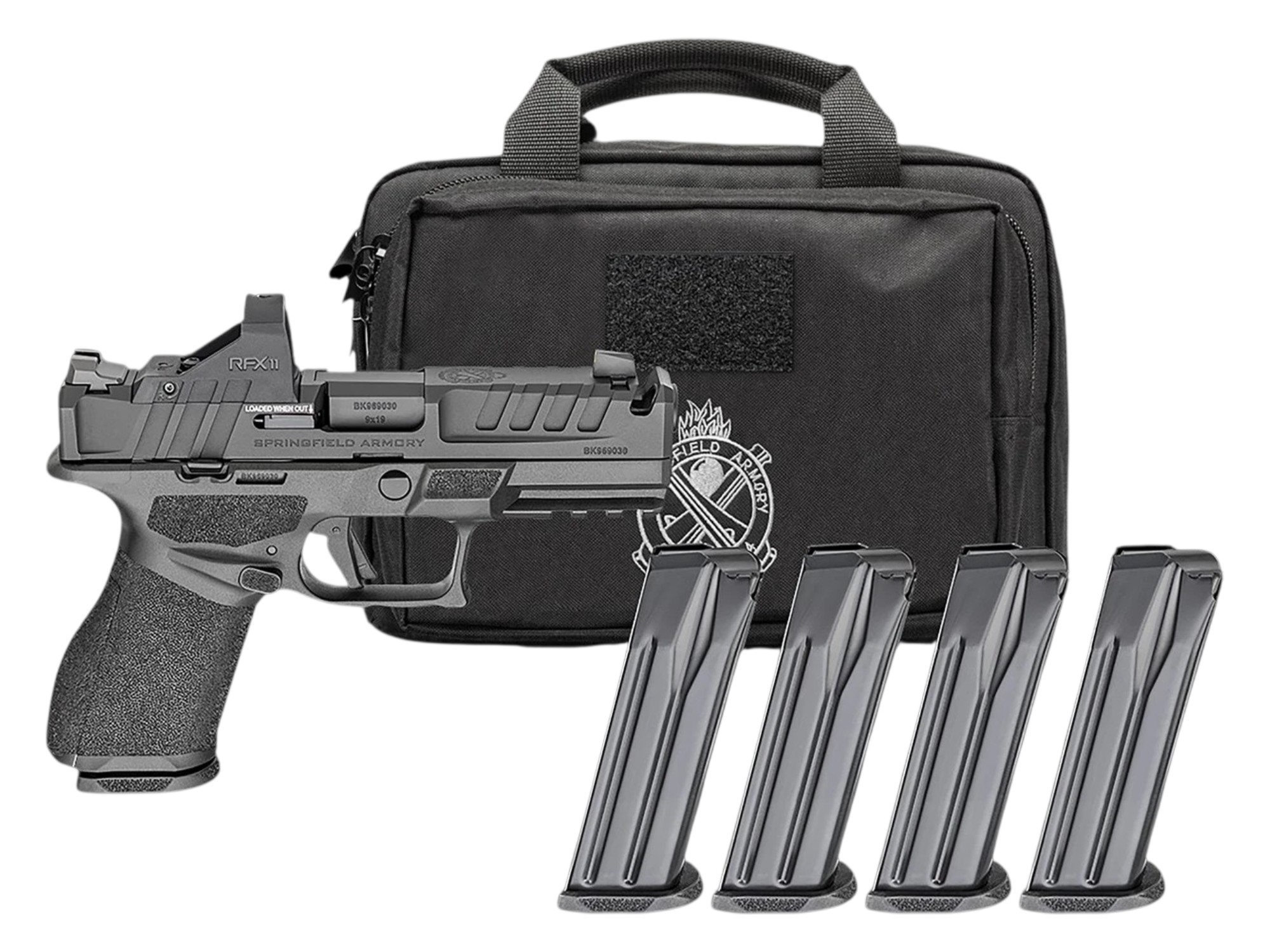 Springfield Echelon 4.0C Comp Gear Pac 9mm, 4 Mags + Optic