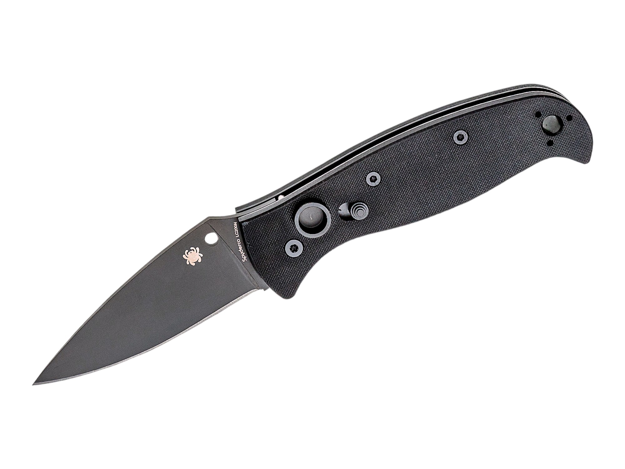 Spyderco Autonomy 2 Auto Folding Knife, Black G10 - C165GPBBK2