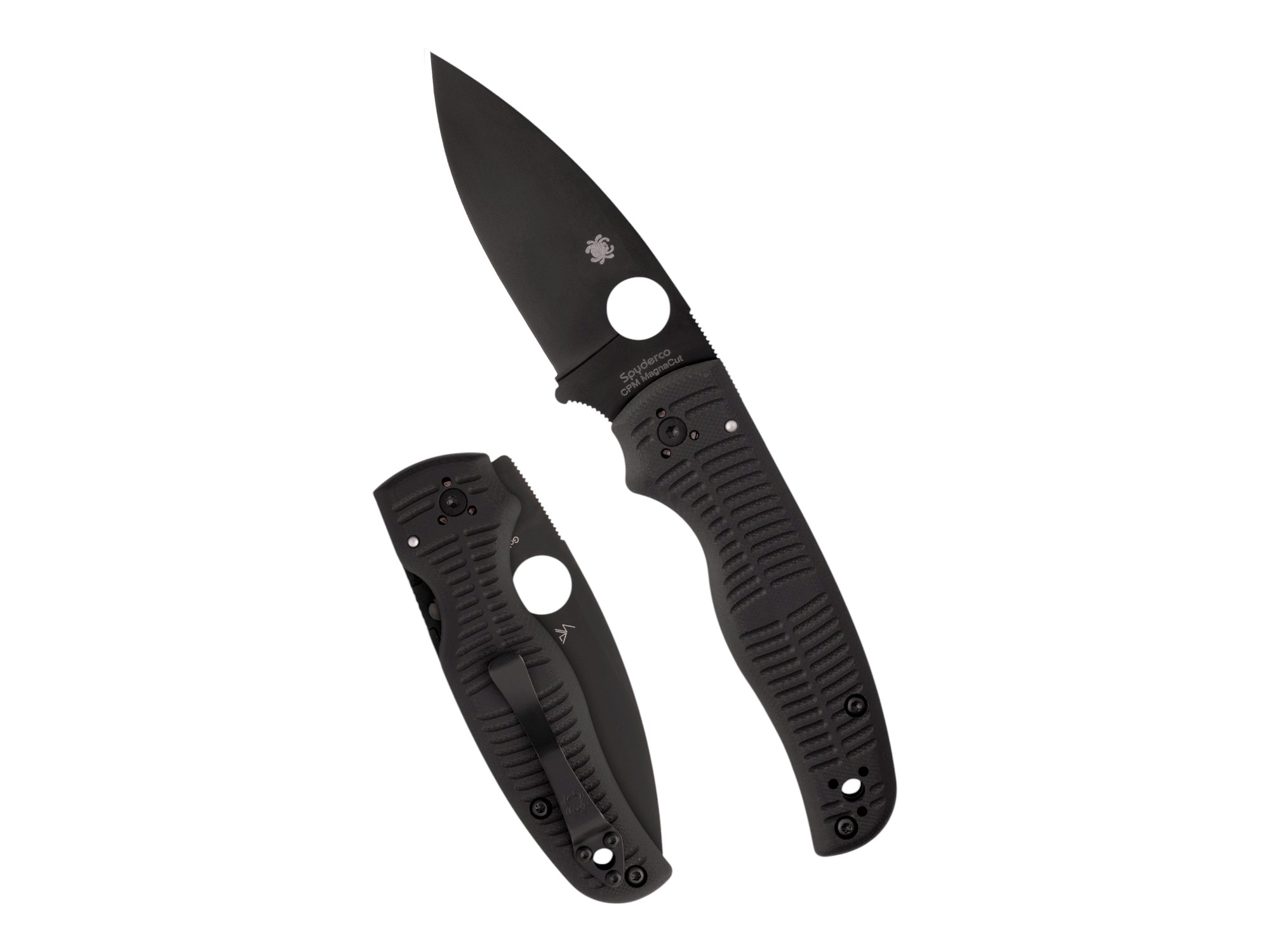 Spyderco Shaman Salt, Black G10, Black