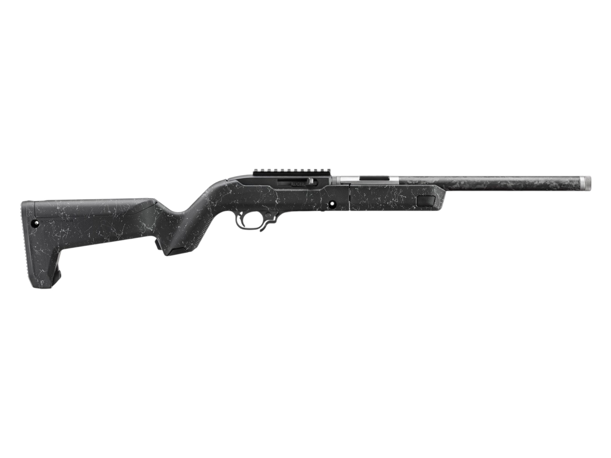 Ruger 10/22 Carbon Fiber Takedown 22 LR 10rd, White/Black