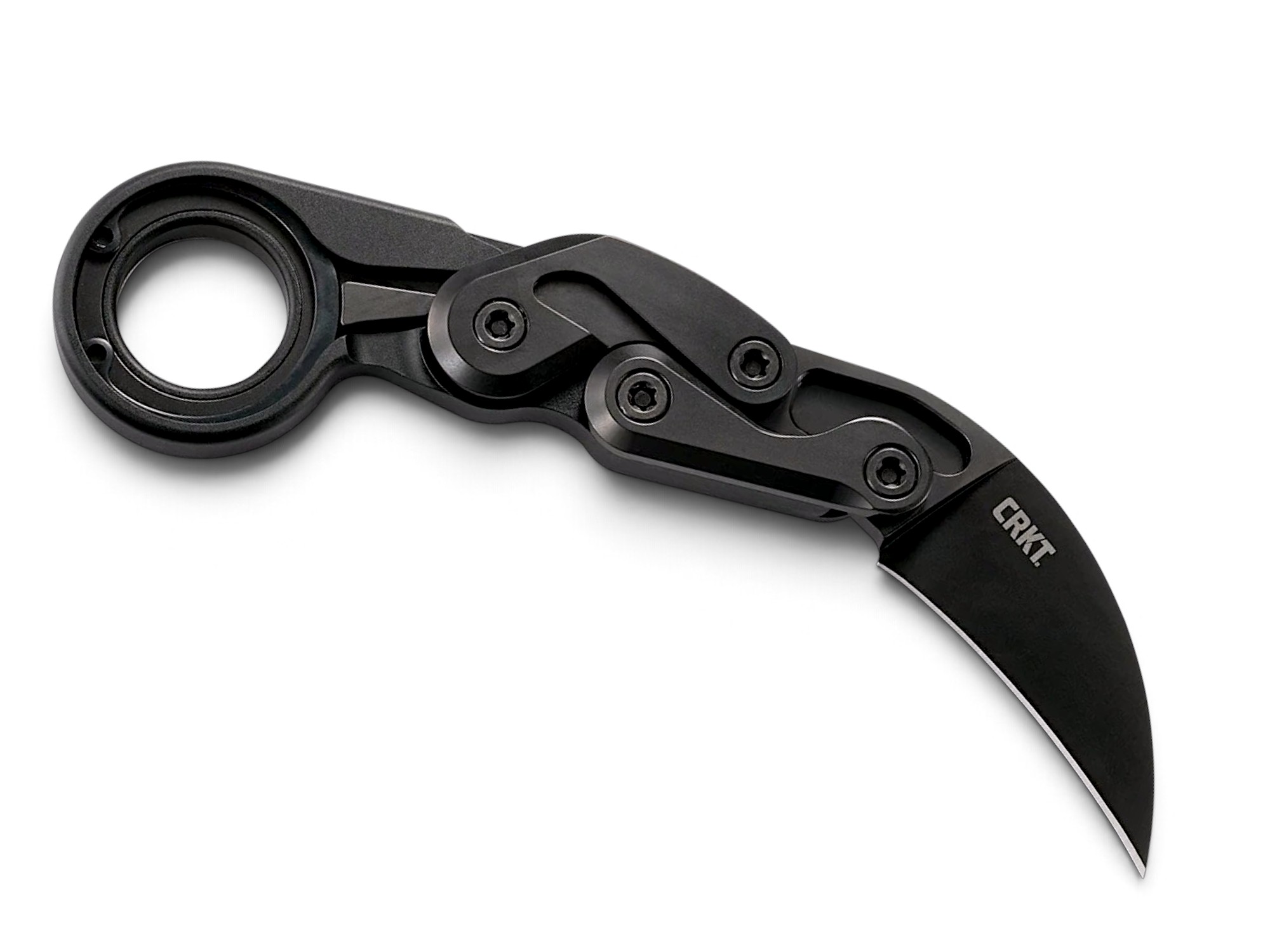 CRKT Provoke Kinematic Folding Knife, Titanium Nitride Blade, Black