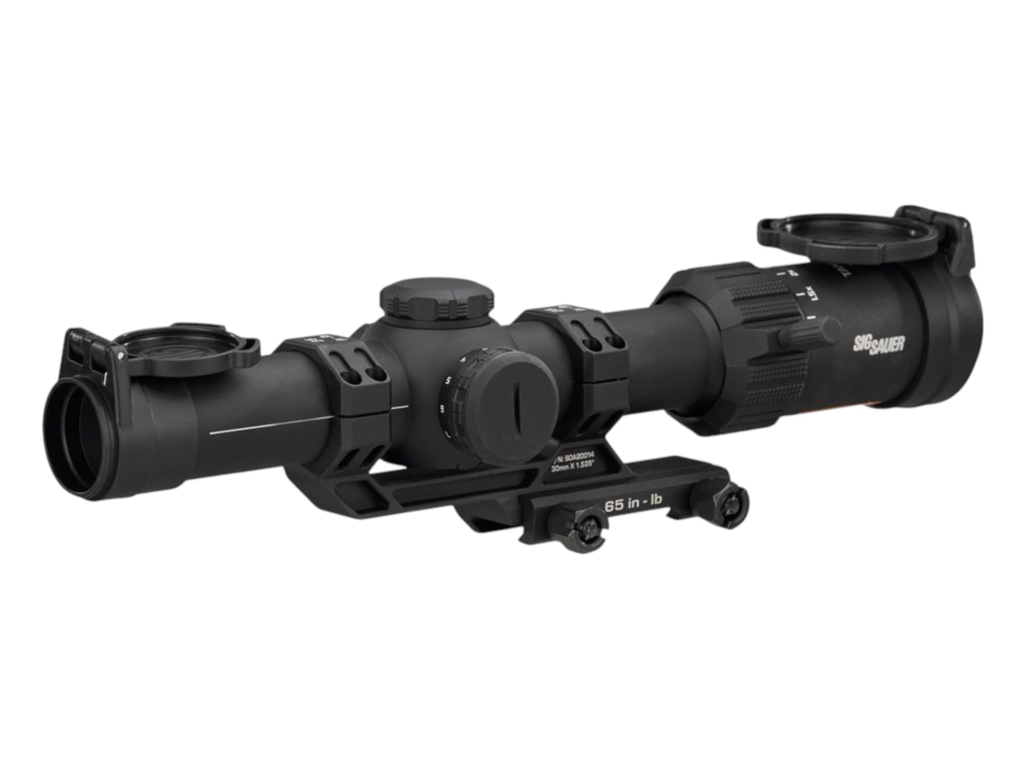 Sig Sauer Tango MSR LPVO 1-6x24 FFP Rifle Scope, Black