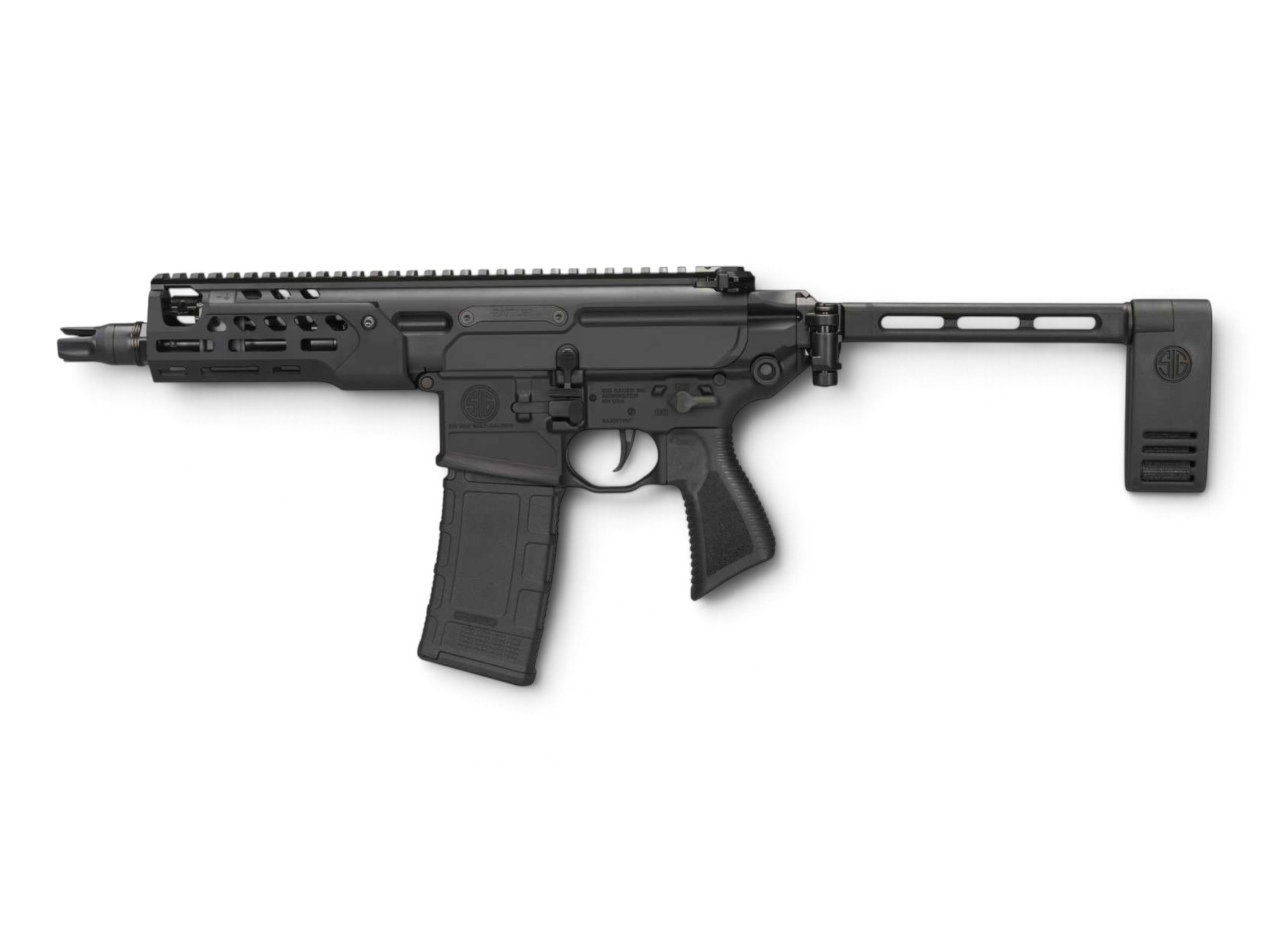 Sig Sauer MCX Rattler LT 300 Blackout 30rd, Folding Brace, Black