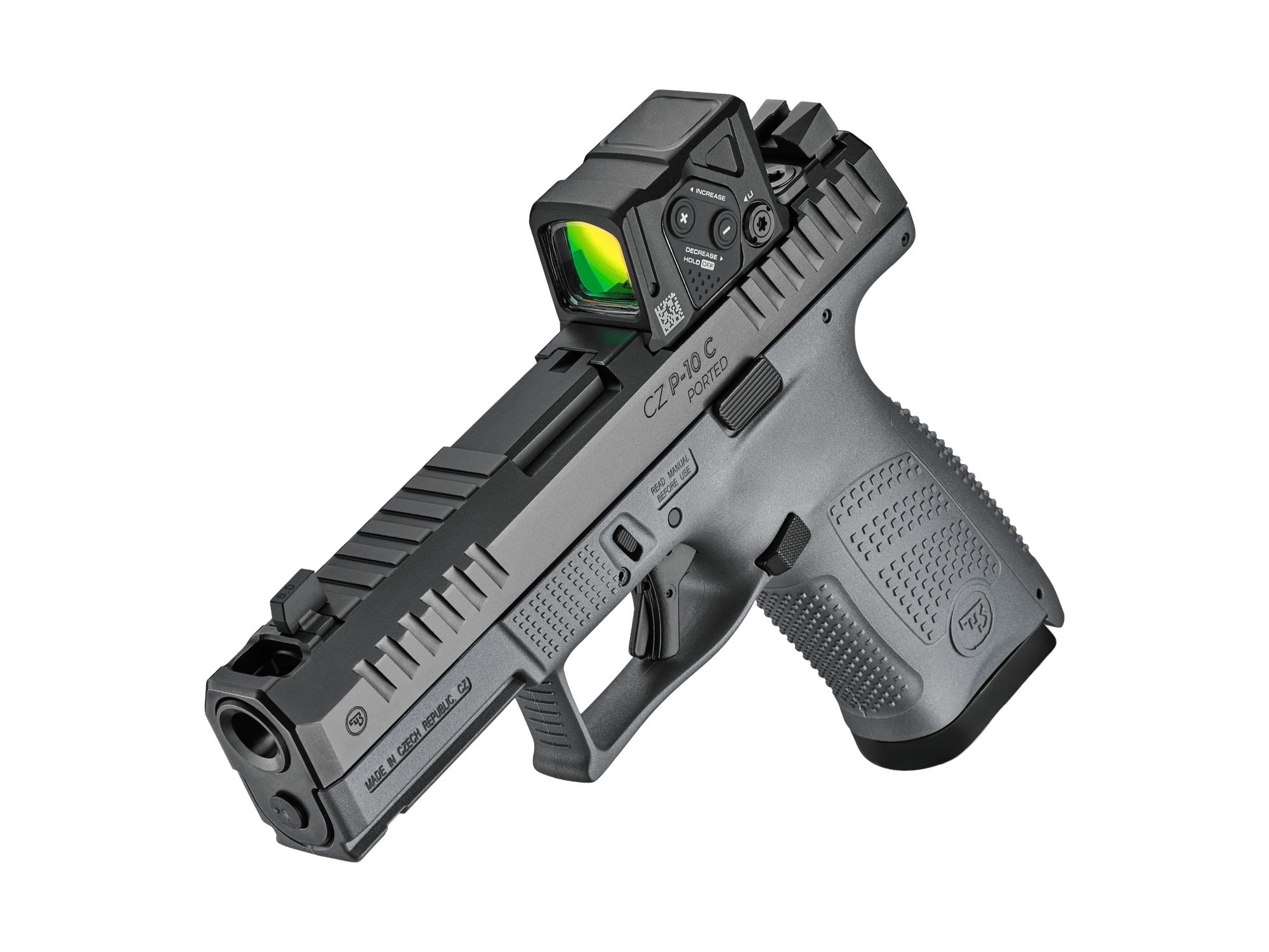 CZ P-10 C Ported COA Pistol 4" 9mm 19rd, Black Nitride