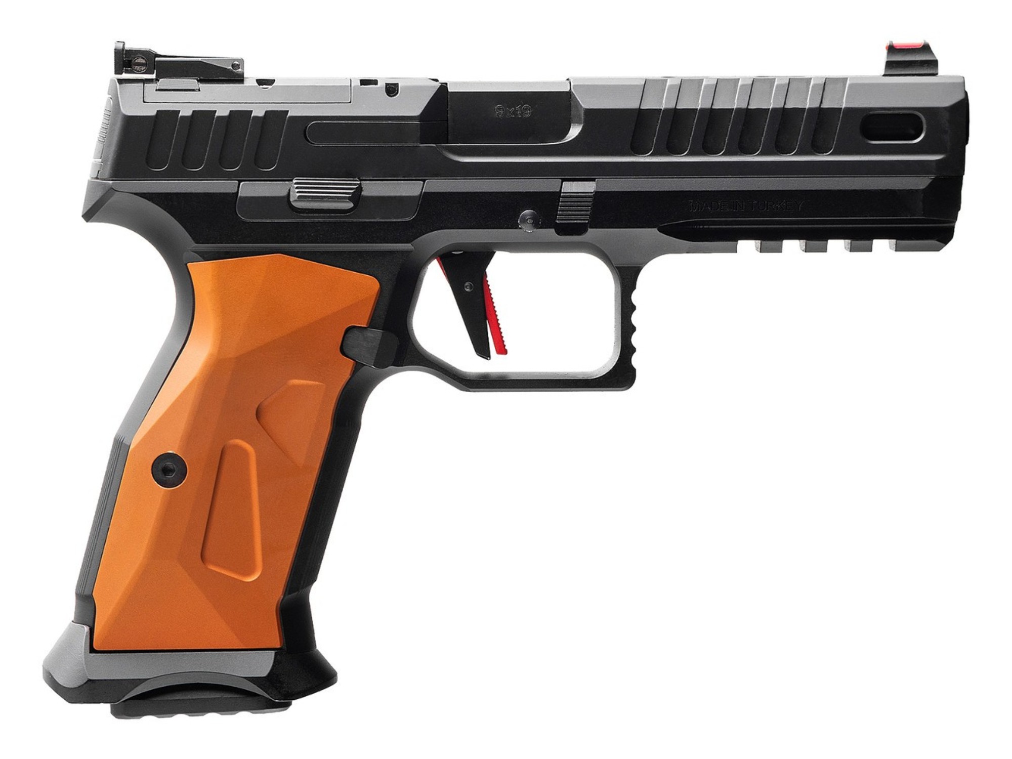 Military Armament MAC RA9 Sport 9mm 17rd, Black/Orange