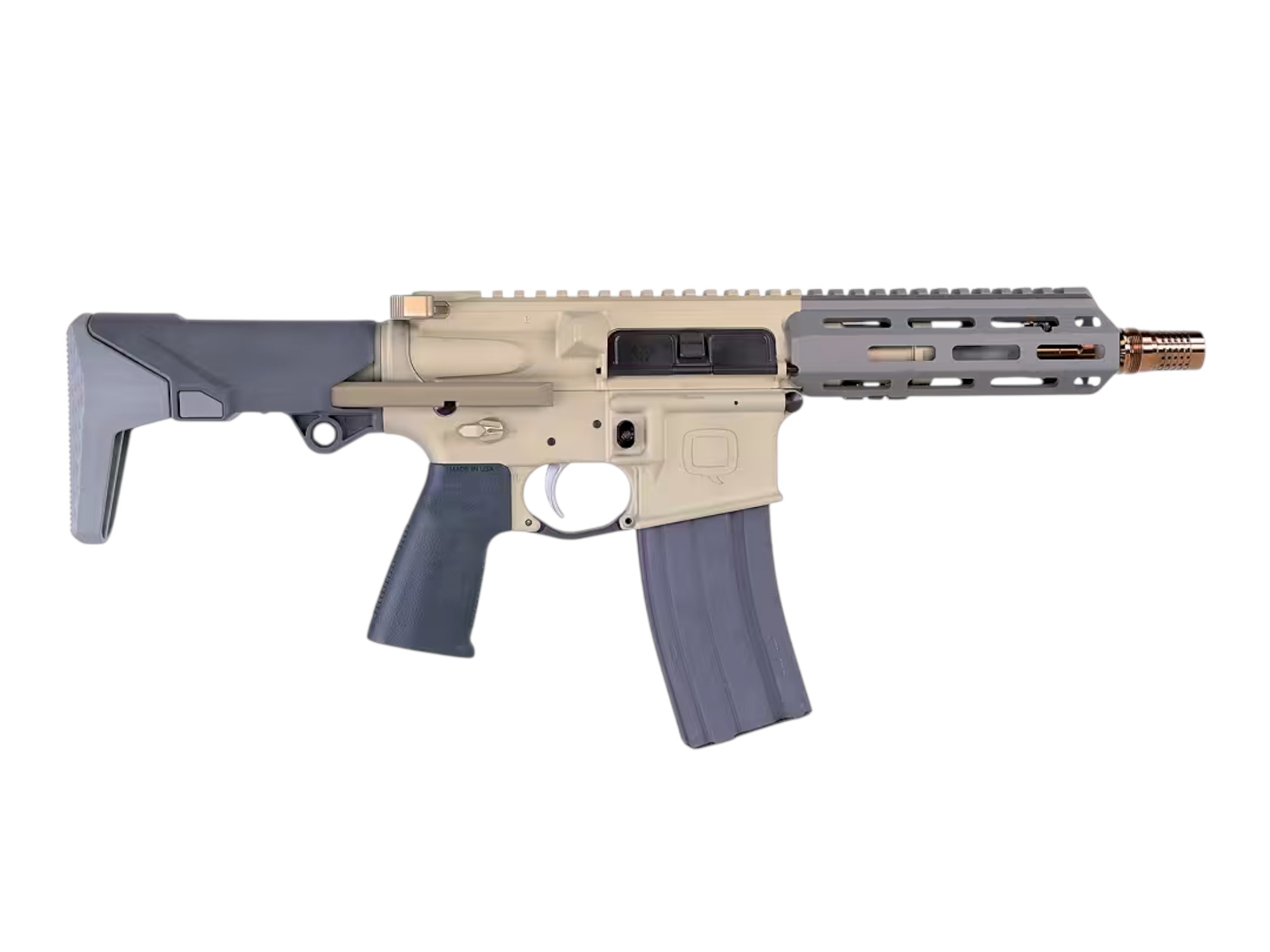 Q Sugar Weasel Shorty 300 Blackout 30rd, SBR, FDE+Gray