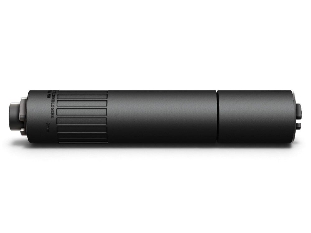CAT SC-B1 Street Crack 9mm Suppressor 1/2x28 Piston, Black