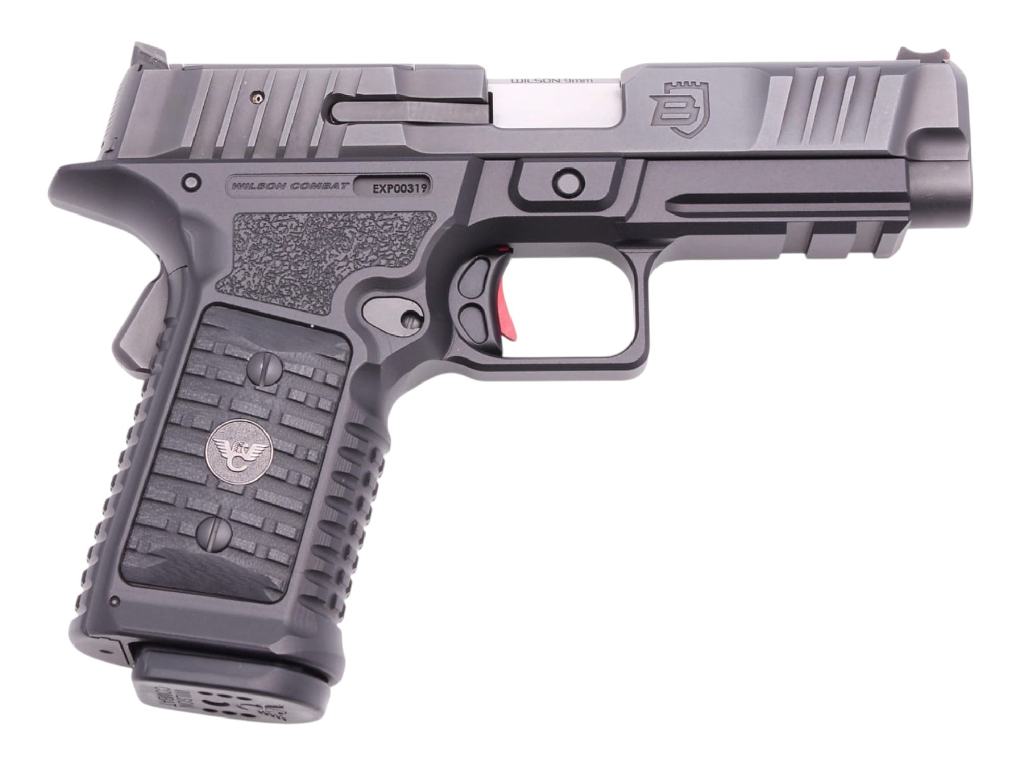 Wilson Combat Bulwark 4" 9mm 15rd, Black Nitride