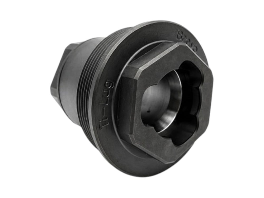 LayerX Ti-LUG Titanium 3-Lug to HUB Suppressor Adapter