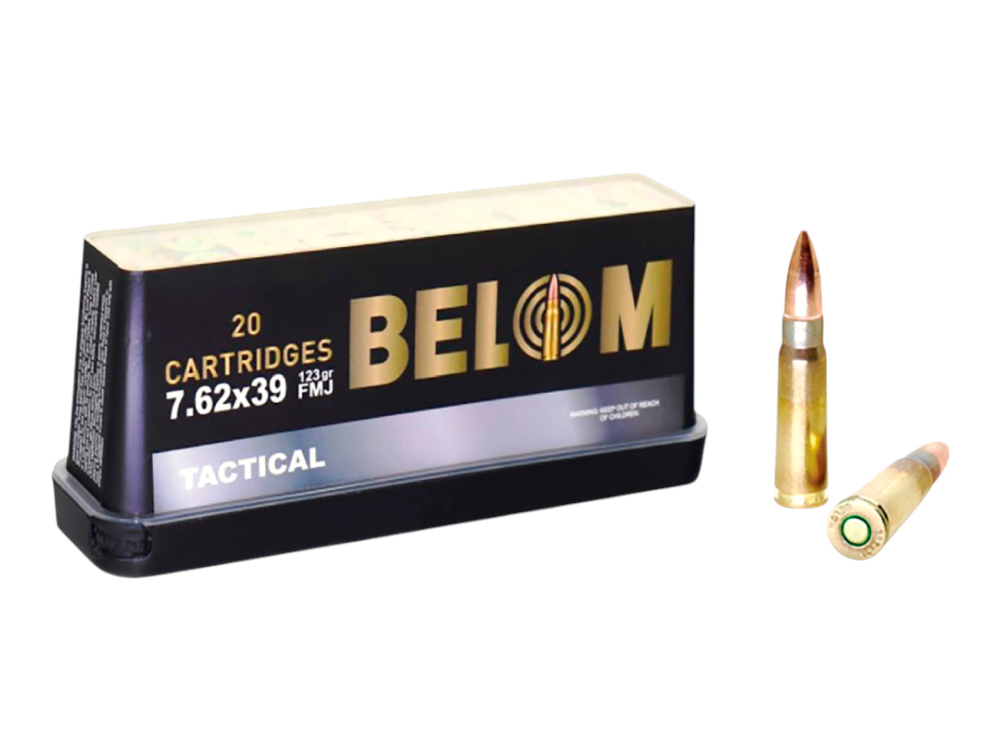 Belom 7.62x39mm 20RD, FMJ
