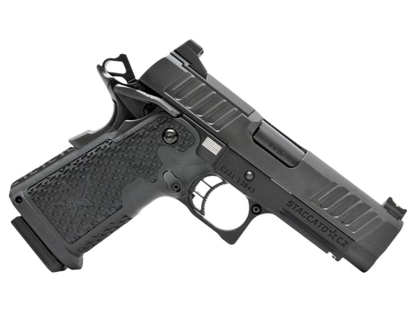 Staccato C2 3.9" 9mm 16rd, DPO Optics-Ready, Black DLC · UPC 42320