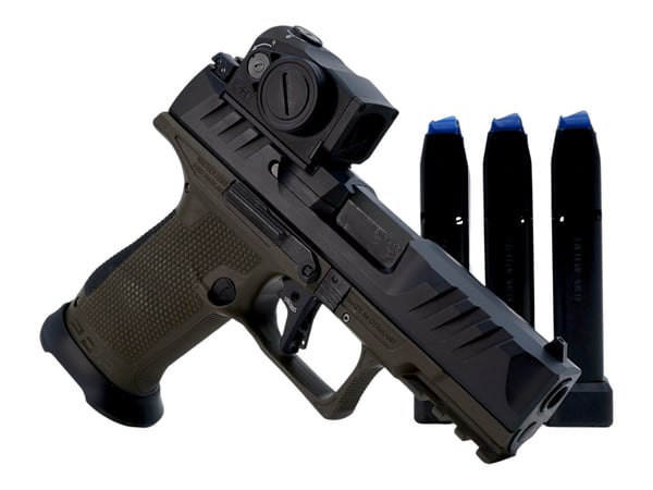 Walther PDP Pro E Compact 9mm 18rd, OD Green + CH Duty Xl (Pre-Owned) 46011