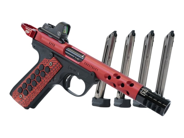Ruger Mark IV 22/45 Lite Tandemkross .22LR 10rd, Red + Riton Optic (Pre-Owned) 46183