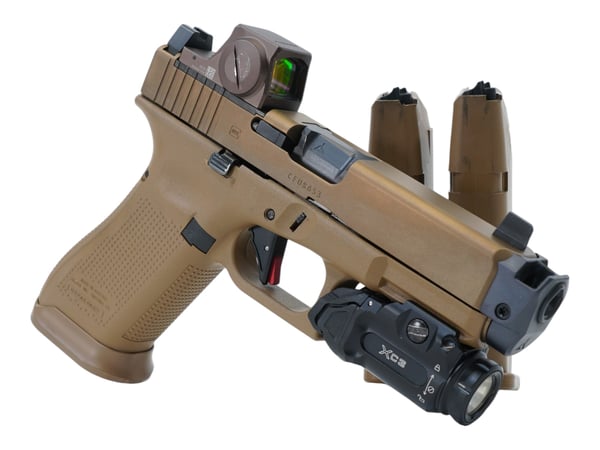 Glock G19X GEN5 MOS 9mm 15rd + Radian Comp, XC3 Light, And Romeo x (Pre-Owned) 46191