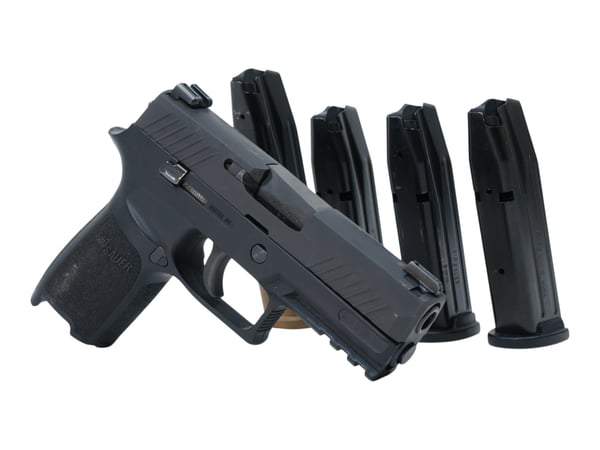 Sig Sauer P320 Compact 9mm 21rd, Nitron + 4 Magazines (Pre-Owned) 46258