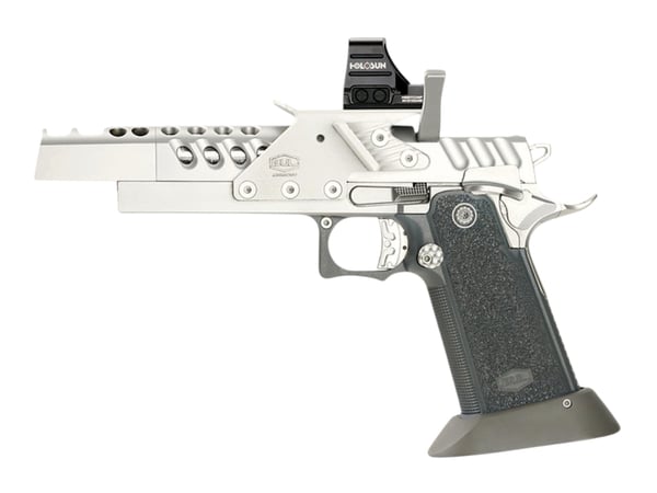 Bul Armory Sas II Spitfire LTS 9mm 28rd, Stainless + Tungsten Magwell · UPC 46420