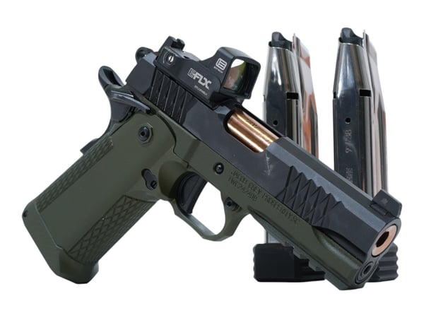 Jacob Grey TWC9 9mm 20rd, OD Green/Black + EOTech EFLX (Pre-Owned) 46623