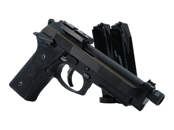 Beretta 92GTS Full Size 9mm 18rd, Black + ACRO Plate (Pre-Owned) 46663