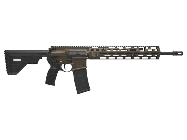 Heckler & Koch MR556 A4 Rifle 5.56 NATO 10rd, Patriot Brown · UPC 642230271081