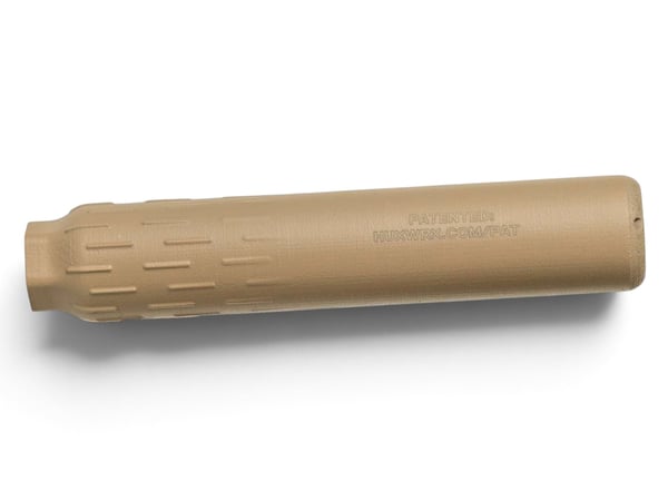 HUXWRX Flow 22 Ti Suppressor 1/2x28 DT, FDE · UPC 706433764303