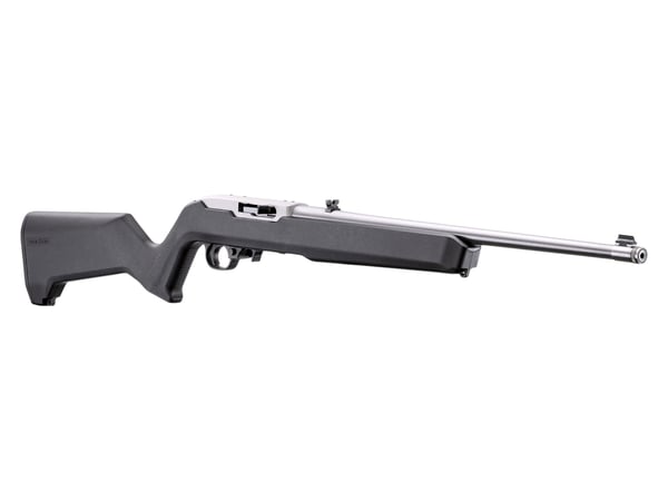 Ruger 10/22 MOE-X22 18.5" Threaded, Stainless/Black · UPC 736676320233
