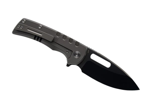 M Miguron Knives Arma Xl MGR603XLBK, Manual Folder, Dark Grey PVD Titanium Handle · UPC 769293917814