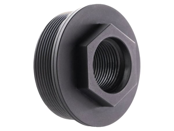 CMMG Zeroed HUB Mount, 1/2x28, Black · UPC 840442507916