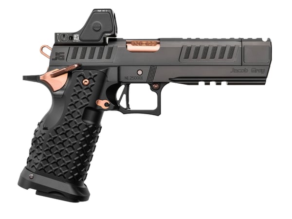 Jacob Grey Nox 9 Ported/Comp 9mm 17rd, PVD-Canyon Copper · UPC 850030294432