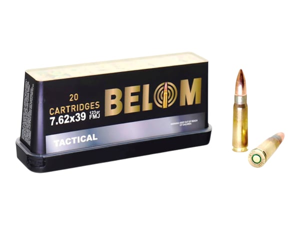 Ammo Inc Belom 7.62x39mm 20RD, FMJ · UPC 8606110608093